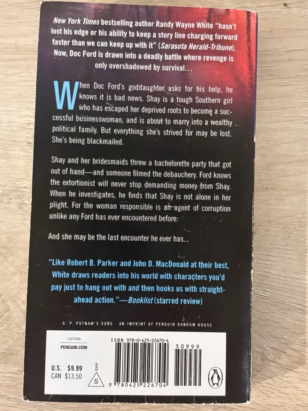 Black Widow by Randy Wayne White. Florida Book, A Doc Ford Novel.